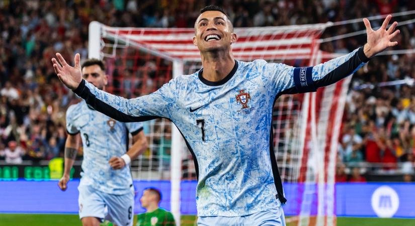 A válogatottban rúgta meg karrierje 900. gólját Cristiano Ronaldo