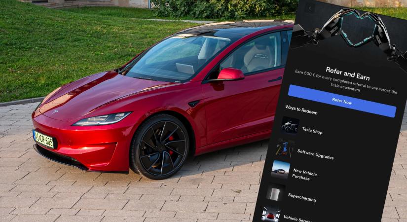 Újraindult a Tesla ajánlói programja