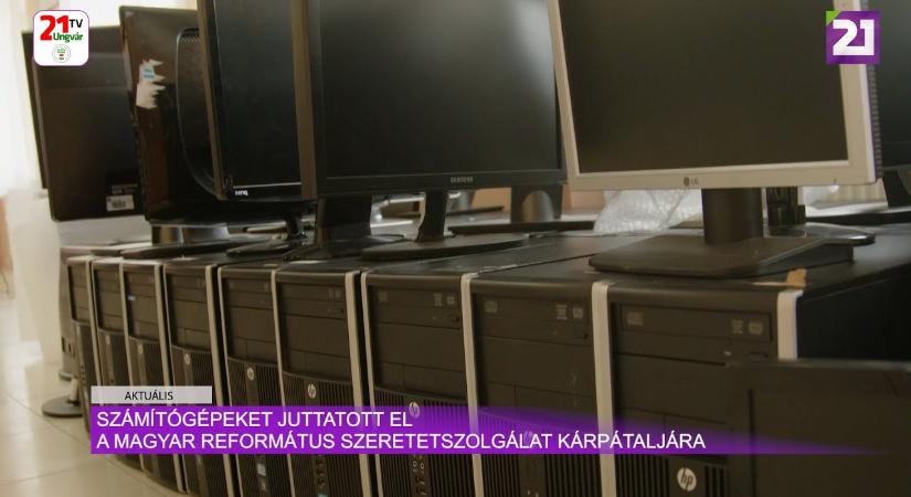 Aktuális (2024.09.06) Számítógépeket juttatott el a Magyar Református Szeretetszolgálat Kárpátaljára (videó)