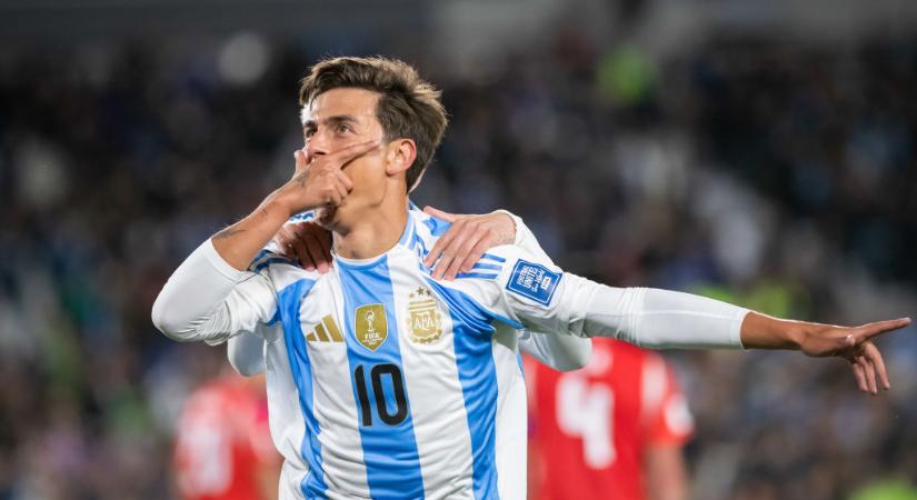 Az argentin válogatottba visszatérő Dybala a 10-es mezben volt eredményes