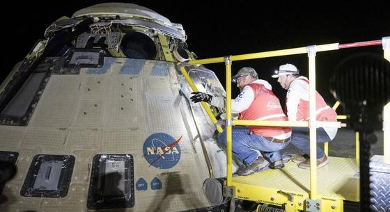 Legénység nélkül visszatért a Starliner űrszonda a Földre - videó