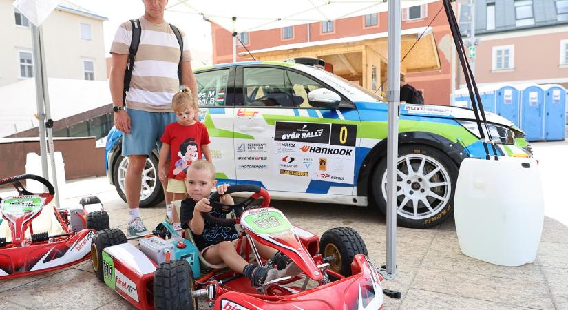 A Dunakapu téren is minden a Győr Rally-ról szól