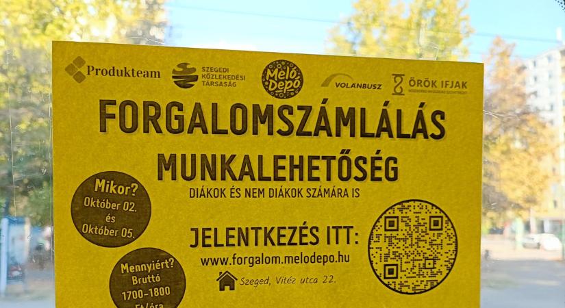 Forgalomszámlálás lesz Szegeden