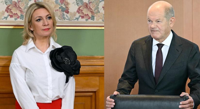 Zaharova élesen reagált Scholz szavaira