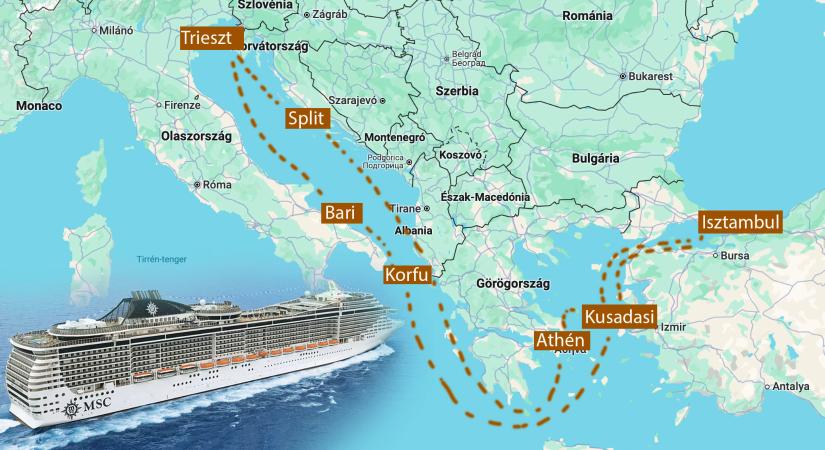 10 napos életre szóló óceánjárós utazás a Földközi-tenger keleti részén 249.990 Ft-ért!