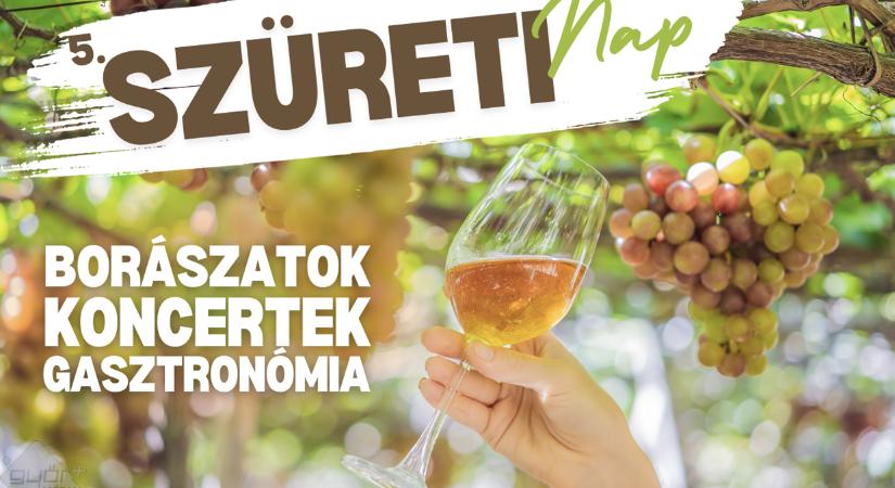 5. Szüreti nap Győrújbaráton – új helyszín!