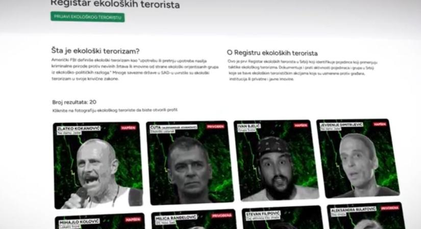 Bűnvádi feljelentést tettek a „ökoterroristákat” tartalmazó lista miatt