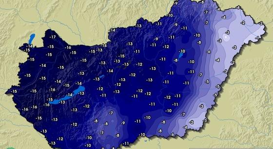 Olyan lehűlés volt ma az országban, amilyet régen nem láttunk