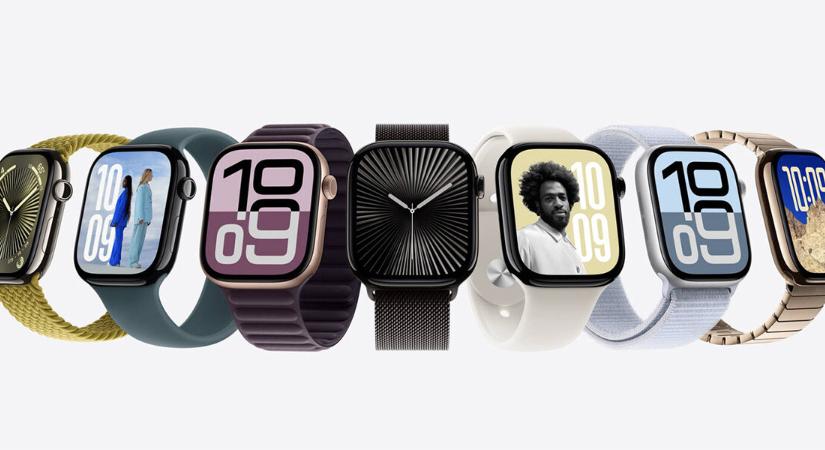 Az eddigi legnagyobb kijelzős Apple Watch lett a Series 10