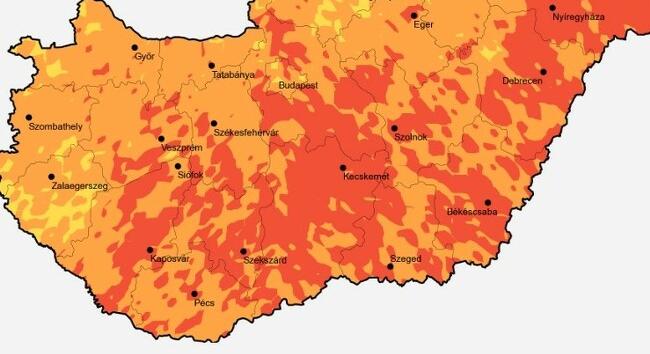 Parlagfű pollenkoncentráció - A hidegfront némi enyhülést hozhat