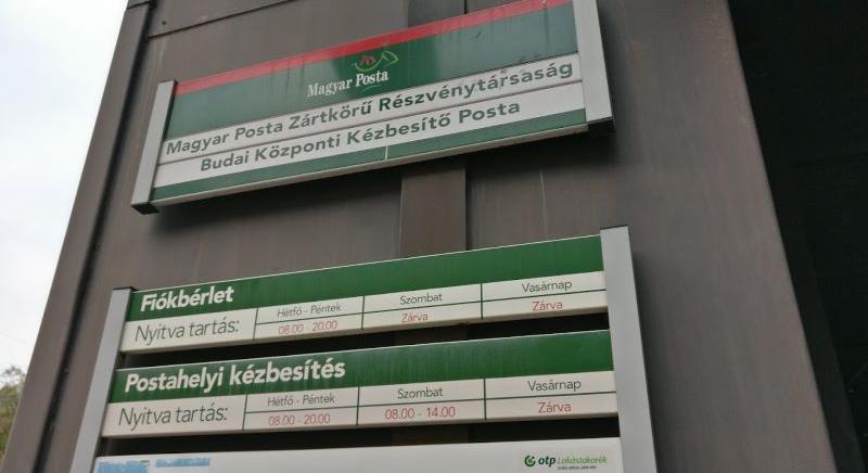 Bezárt a Budai Központi Posta a Városmajorban: ide mehettek levelet, csekket feladni