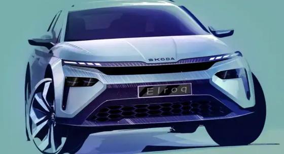 Skoda Elroq: ilyen lesz a csehek új formavilágú elektromos autója