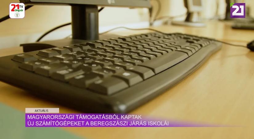 Aktuális (2024.09.10)-Magyarországi támogatásból kaptak új számítógépeket a Beregszászi Járás iskolái (videó)