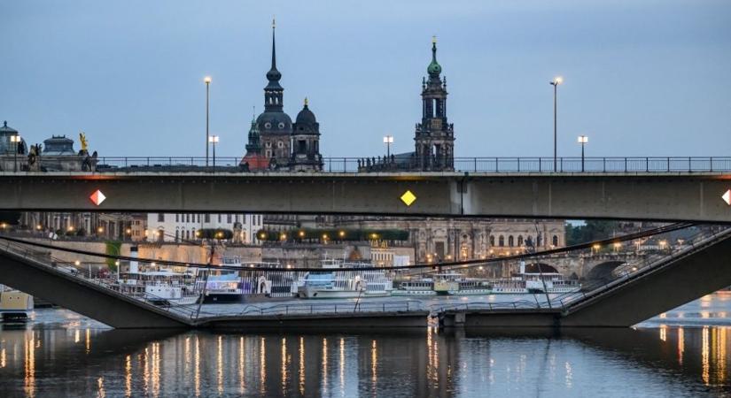 Hídkatasztrófa Németországban: összeomlott az egyik legfontosabb drezdai híd