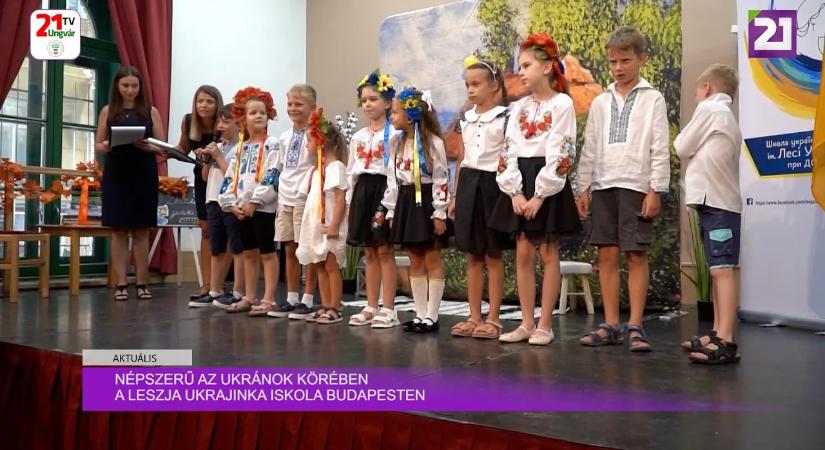 Aktuális (2024.09.11) - Népszerű az ukránok körében a Leszja Ukrajinka iskola Budapesten (videó)