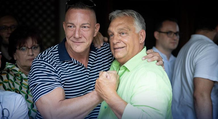 Orbán Viktor ismét összeméri bicepszét Németh Kristóffal