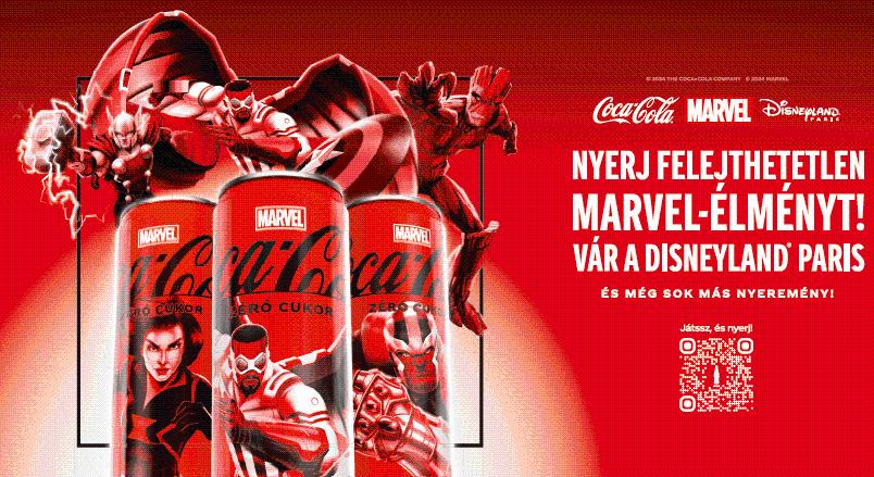 A Coca-Cola és a Marvel együttműködése „életre kelti a szuperhősöket”