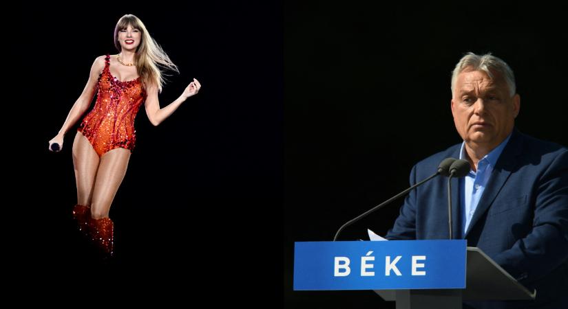 A két sarokban Taylor Swift, a pirosban Orbán Viktor