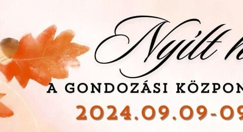 Nyílt hét a gondozási központban