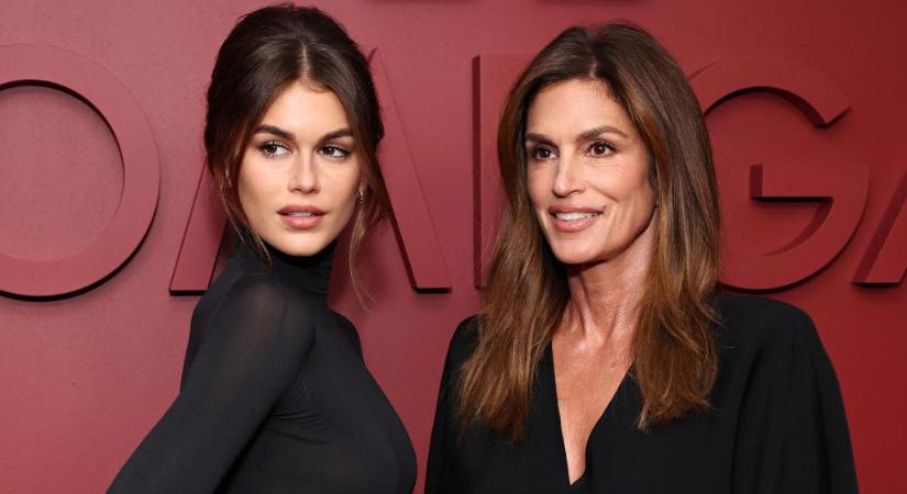 Cindy Crawford lánya köldökig kivágott ruhában lépett a vörös szőnyegre: Kaia Gerber elképesztően merész szettbe bújt