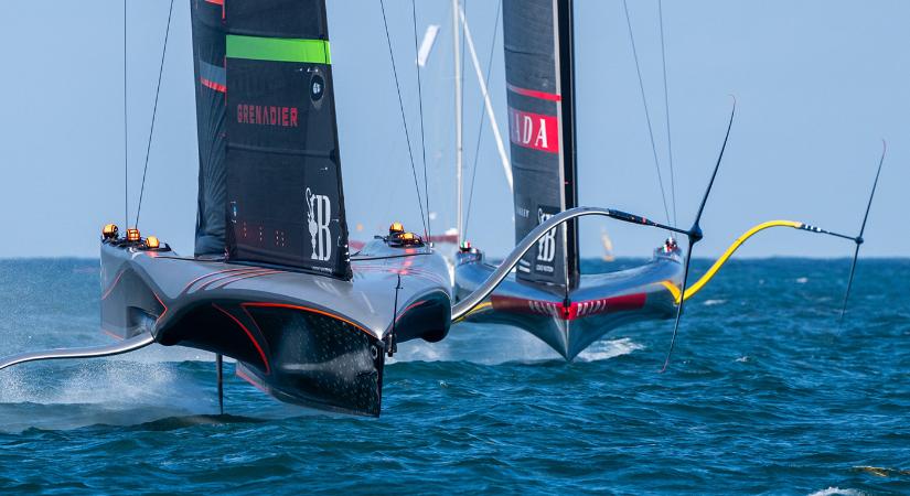 37. America’s Cup – Louis Vuitton Kupa 8. versenynap – Szélhiány miatt az utolsó futamokat hétfőre halasztották!