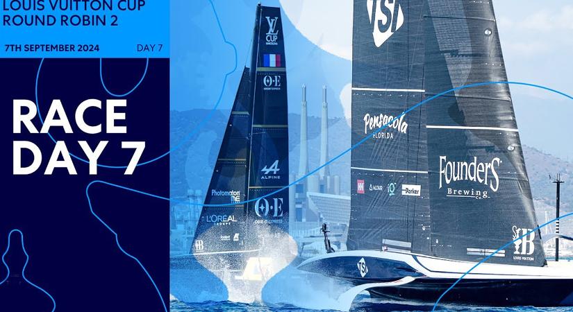 37. America’s Cup – Louis Vuitton Kupa 7. versenynap – Élő közvetítés 14 órától