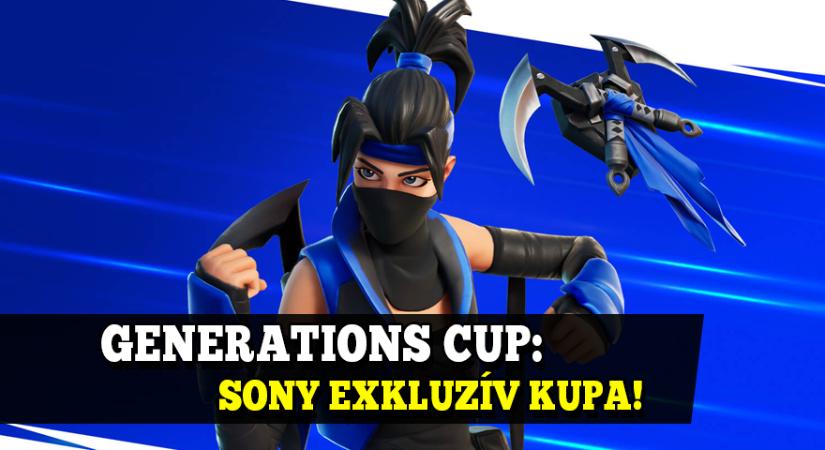 Fortnite Generations Cup: Sony exkluzív kupa, melyen skineket és PlayStation 5-öt is nyerhetsz!