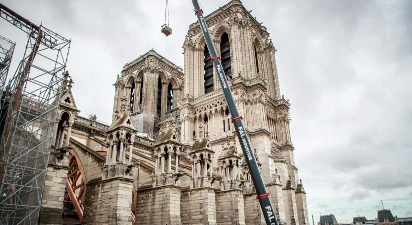 Mérföldkőhöz ért a Notre Dame rekonstrukciója - videó