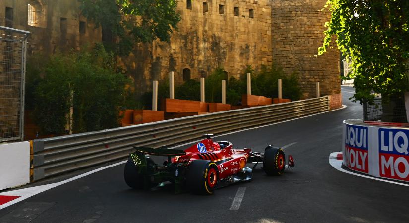 F1: Baleset után lett a leggyorsabb Leclerc