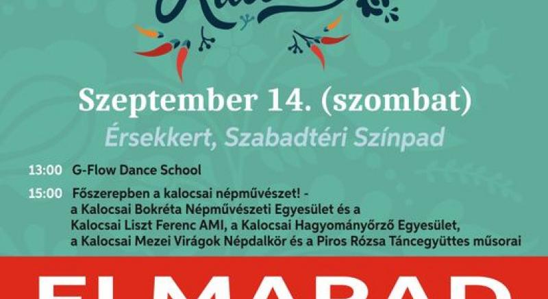 Elmarad a Paprika Nap táncos és folklór programja – A kóstolással egybekötött főzőversenyt megtartják