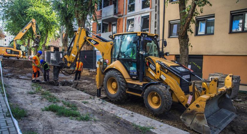 120 méter hosszan újul meg a Barna utca Debrecenben