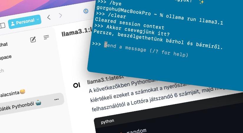 Offline AI-csevegők: Llama 3.1 és Gemma2 modellek használata offline (Windows, macOS, Linux)