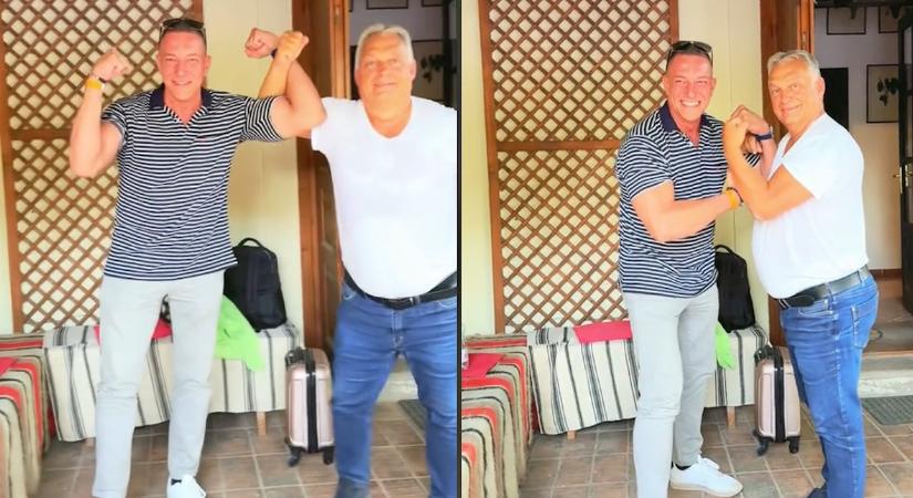 Németh Kristóf elárulta, hogyan készült a bicepszes közös videó Orbán Viktorral: Hihetetlen laza és jófej