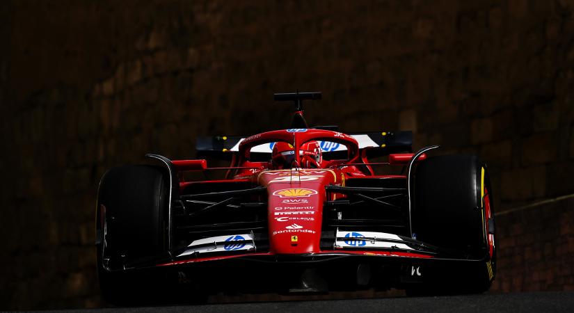 Leclerc pole-ban, Norris már a Q1-ben búcsúzott, Verstappen teljesen szétesett