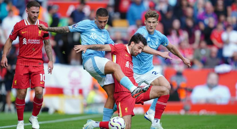 A Nottingham Forest 55 év után nyert az Anfielden