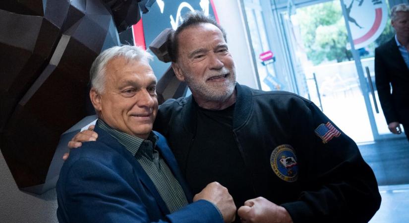 Orbán Viktorhoz látogatott Arnold Schwarzenegger (VIDEÓ)