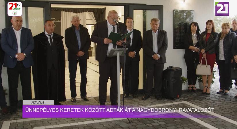 Aktuális (2024.09.15) - Ünnepélyes keretek között adták át a nagydobronyi ravatalozót (videó)