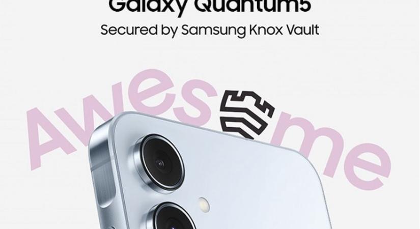 Hardveres titkosítással debütált a Samsung Galaxy Quantum 5 okostelefon