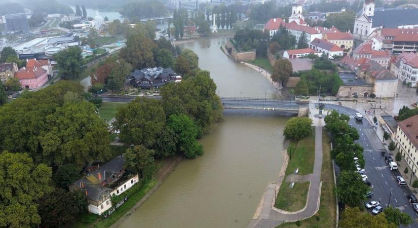 Első fokú árvizvédelmi készültség van érvényben a Rábán