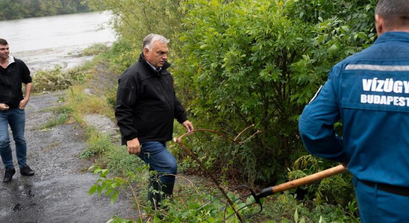 Orbán Viktor az árvízi védekezésről: minden rendelkezésre áll