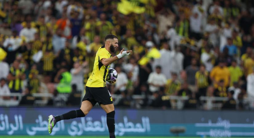 Szaúd-Arábia: hamisíthatatlan Benzema-gól az Al-Ittihad meccsén! – videóval