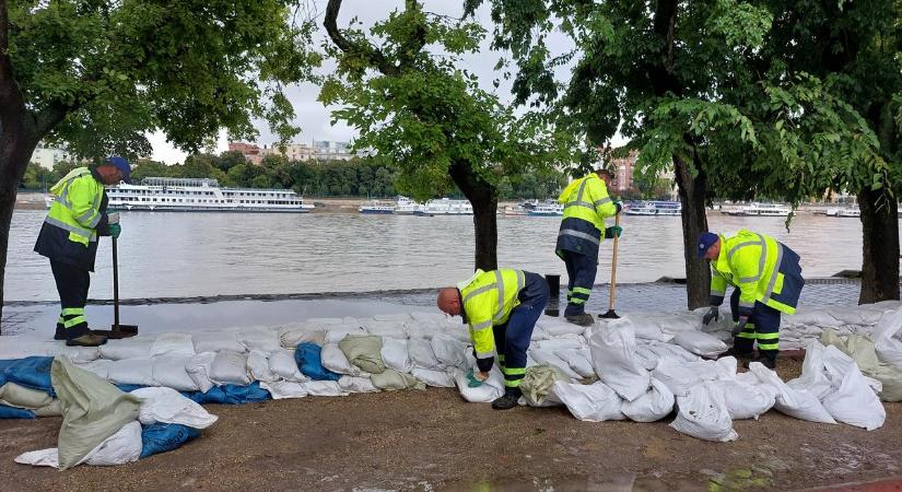 Így áll most az árvíz elleni védekezés a fővárosban