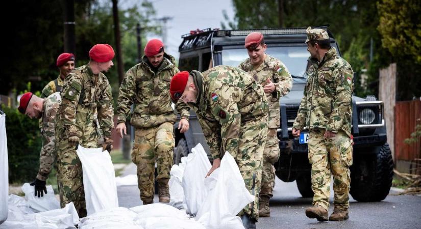 Egy napon belül négyezer honvéd tud csatlakozni az árvízi védekezéshez