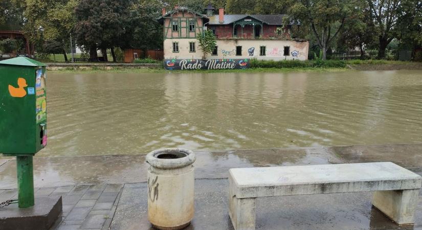 Győrben is felkészültek az árvízre  videó