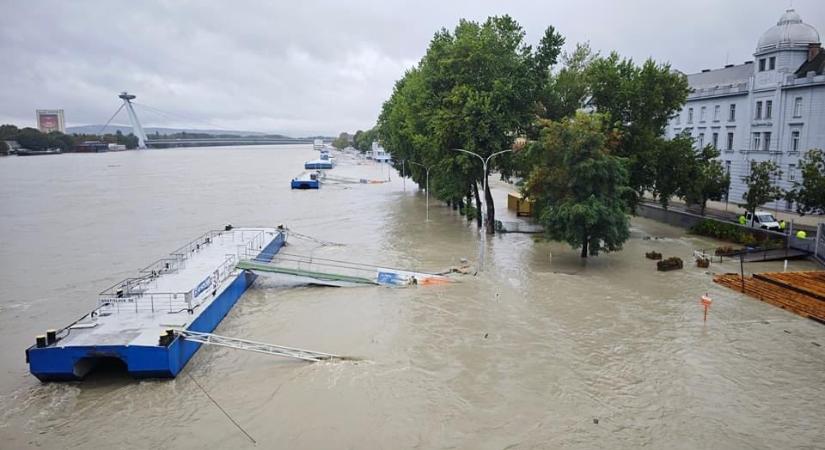 Van, ahol már a 9 métert is meghaladta a Duna szintje – videó