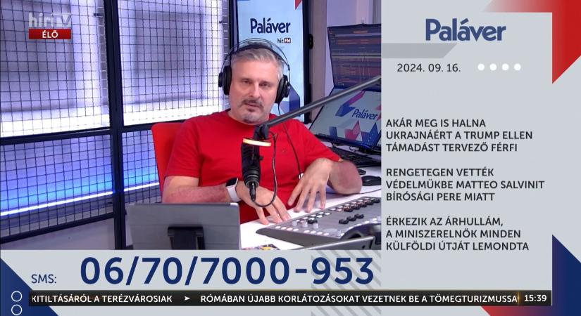 Paláver: Érkezik az árhullám, a miniszterelnök minden külföldi útját lemondta  videó