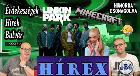 HÍREX #54 - MINECRAFT film / Visszatér a LINKIN PARK / Alkonyat sorozat / Alien: Earth sorozat