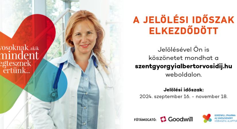 Szent-Györgyi Albert Orvosi Díj: megkezdődött a jelölési időszak