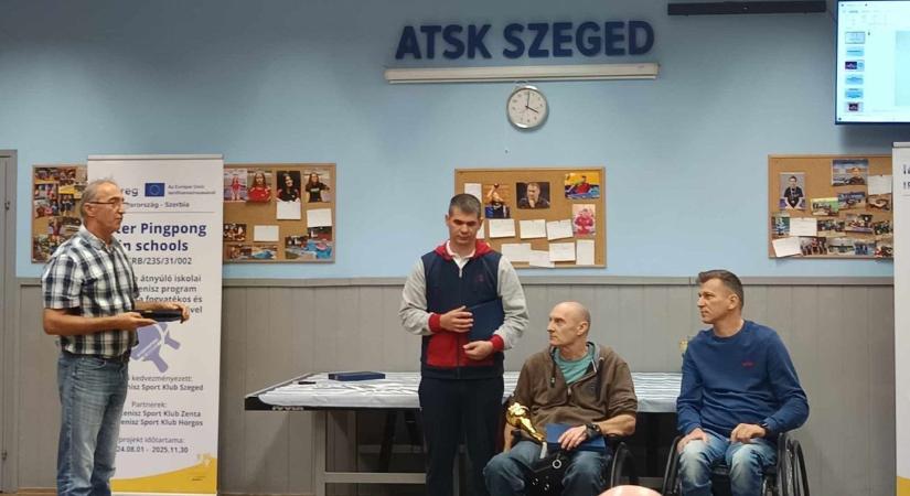 ATSK Szeged: köszöntötték Major Endrét