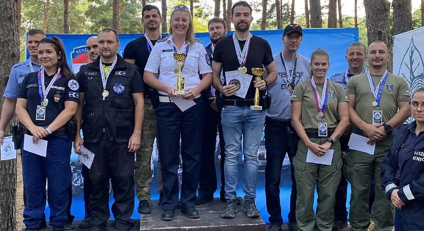 Szép eredményeket értek el a hajdú-bihari rendőrök az országos pisztoly lőbajnokságon